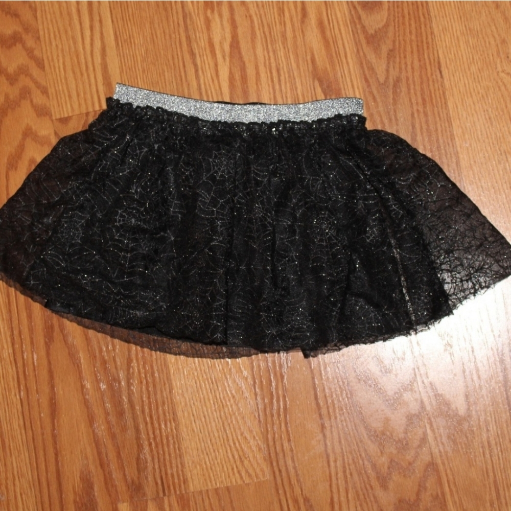 🕸️ Halloween Skirt · Size XS (4/5 Girls)
